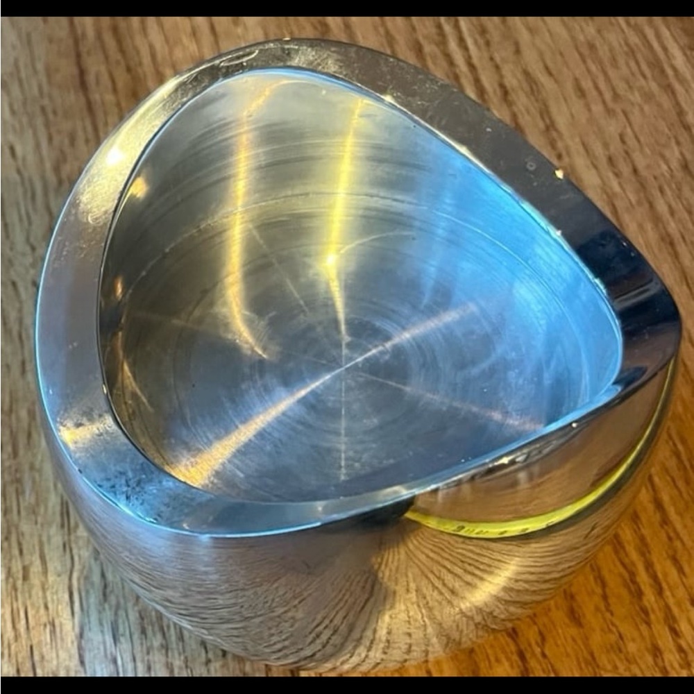 Nambe studio 6176  candle holder.  Vintage 1998